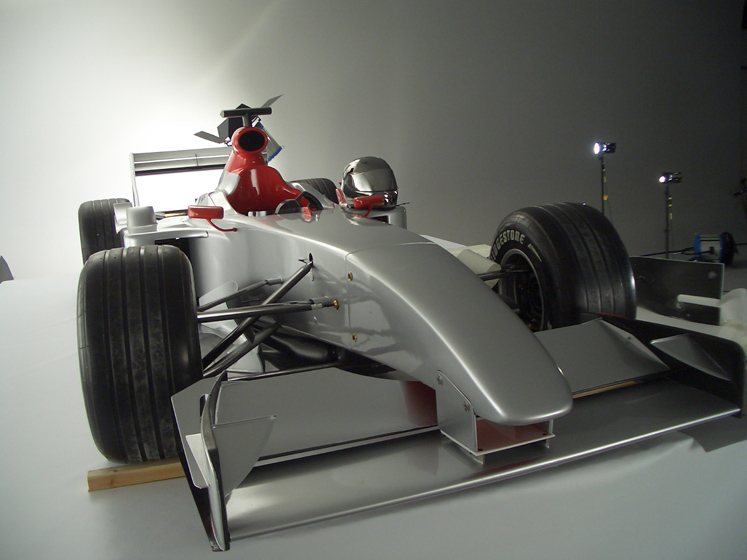 wrapped f1 car